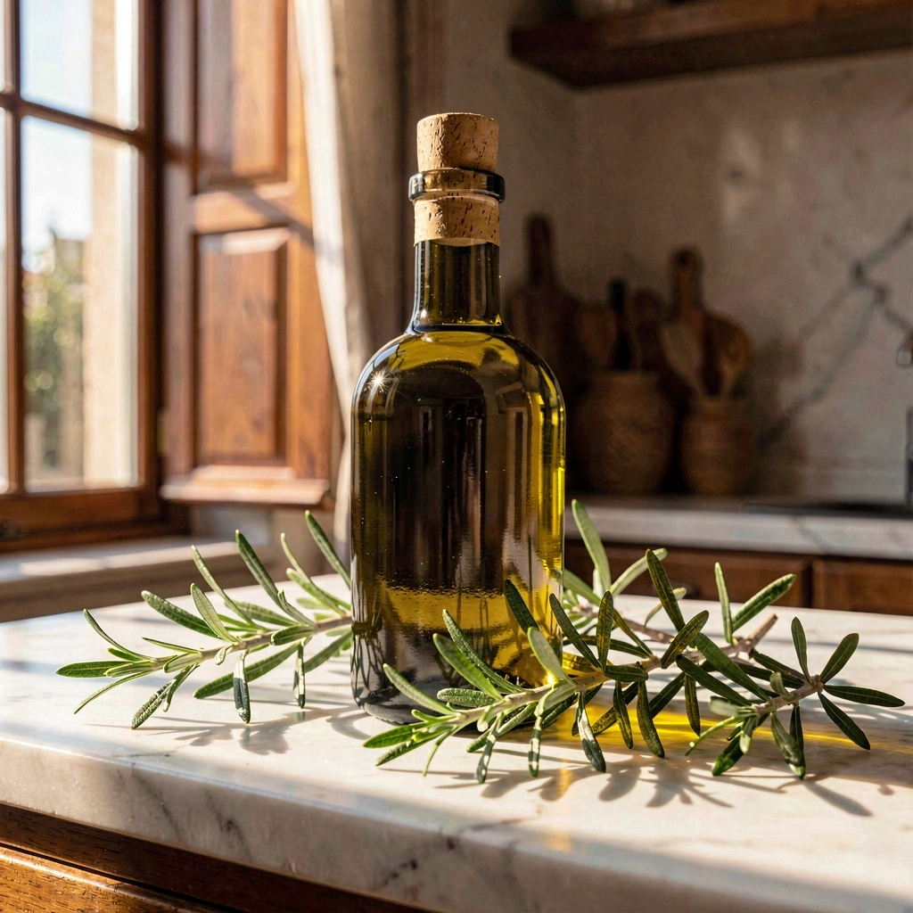 Ingredientes naturales simbolizando pureza